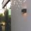 Lutec Inka Outdoor LED Solar Hybrid Wall Light Dark Grey 720lm
