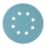 Titan   80 Grit 8-Hole Punched Multi-Material Sanding Discs 125mm 5 Pack