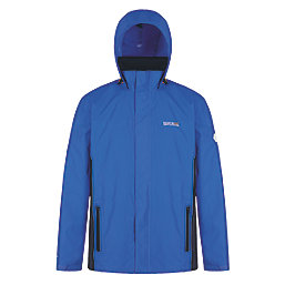 Regatta Matt Waterproof Shell Jacket Oxford Blue/Iron XX Large Size 47" Chest