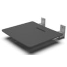 Nymas Wall Mounted Shower Seat Black