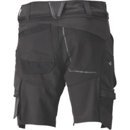 Mascot Customized Work Shorts Black 36.5" W