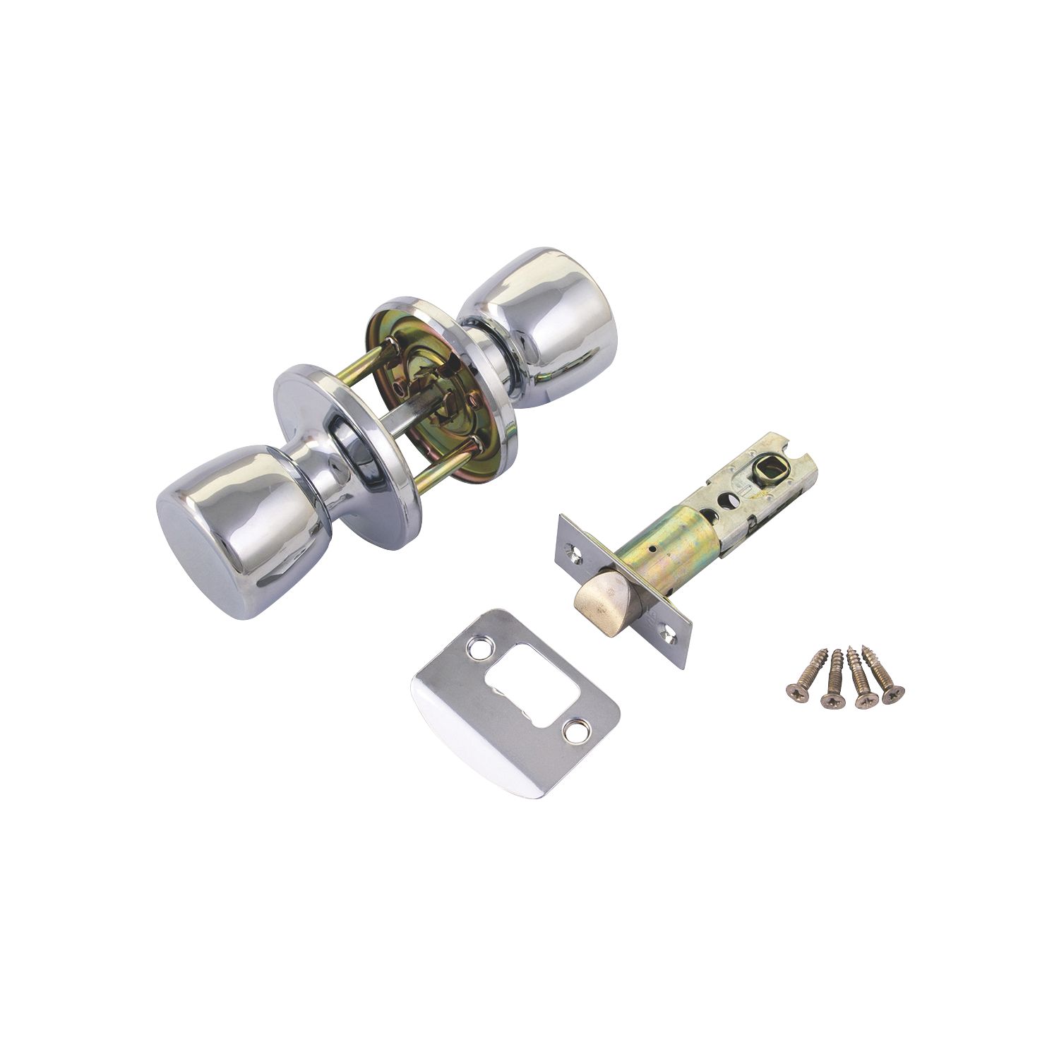 ERA 170-61 Ball Mortice Knob Set Polished Chrome 67mm (731KR)