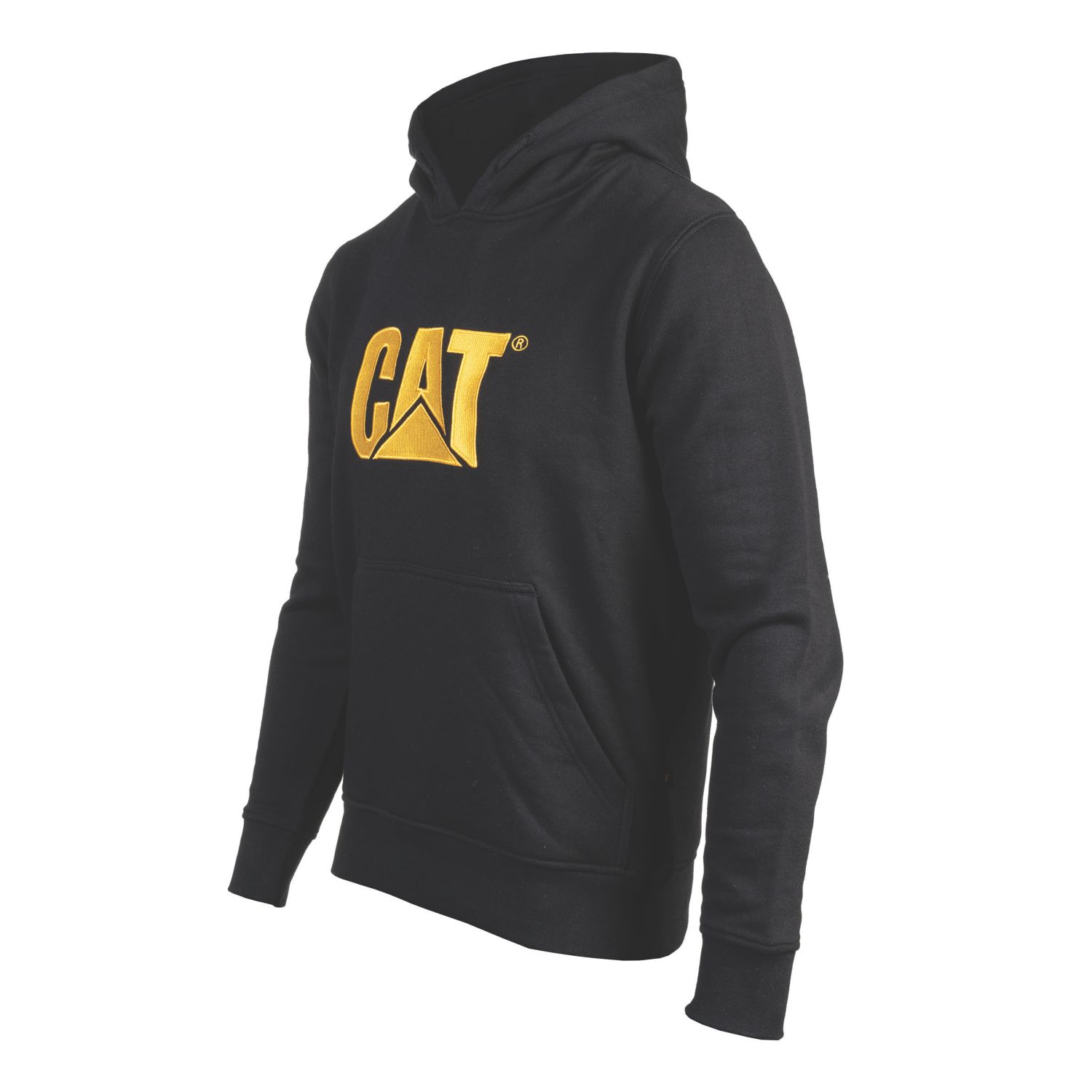 CAT Trademark Hooded Sweatshirt Black 3X Large 54-56" Chest (731VF)