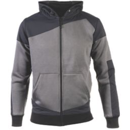 CAT Trade Hooded Sweatshirt Dark Shadow Black Large 42-45" Chest