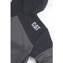 CAT Trade Hooded Sweatshirt Dark Shadow Black Large 42-45" Chest