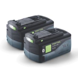 Festool 578028 18V 2 x 5.0Ah Li-Ion Airstream & Bluetooth Brushless Cordless Twin Pack