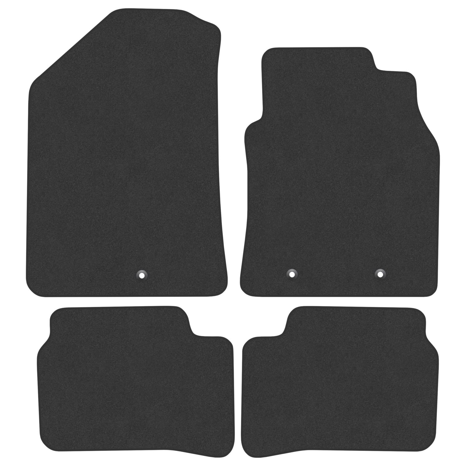 Car Mat Co. Hyundai I10 2014 - 2020 Carpet & Rubber Car Mats 4 Piece Set (731VV)