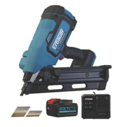 Refurb Erbauer ERI966NAL 90mm 18V 1 x 5Ah Li-Ion EXT Brushless First Fix Cordless Nail Gun
