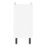 Pragma  1-Door Matt White 400mm x 590mm x 860mm Flat Packed Kitchen Base Unit
