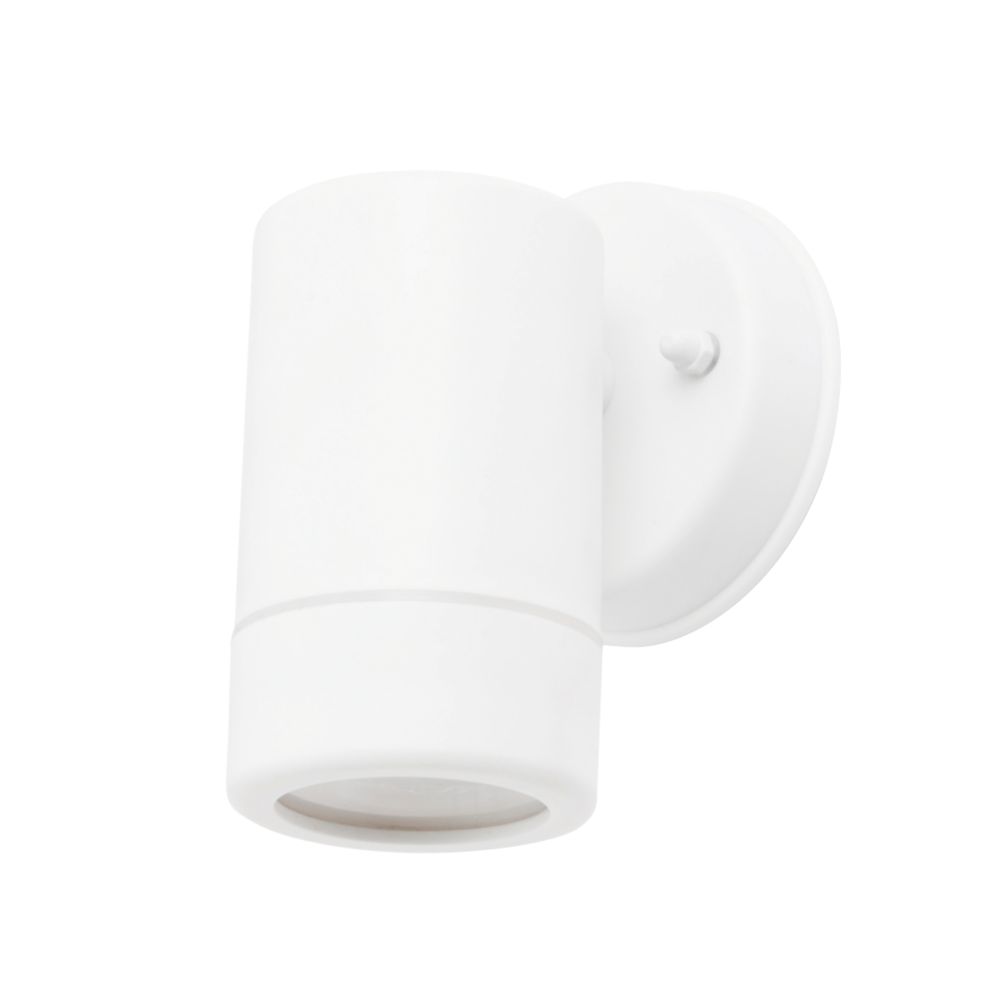 LAP Outdoor Wall Light White Screwfix