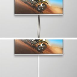 D-Line PVC White Mini Trunking 30mm x 15mm x 2m 6 Pack