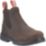 Hunter  Size 6 Womens Brown Water-Resistant Steel Toe Cap Safety Dealer Boots