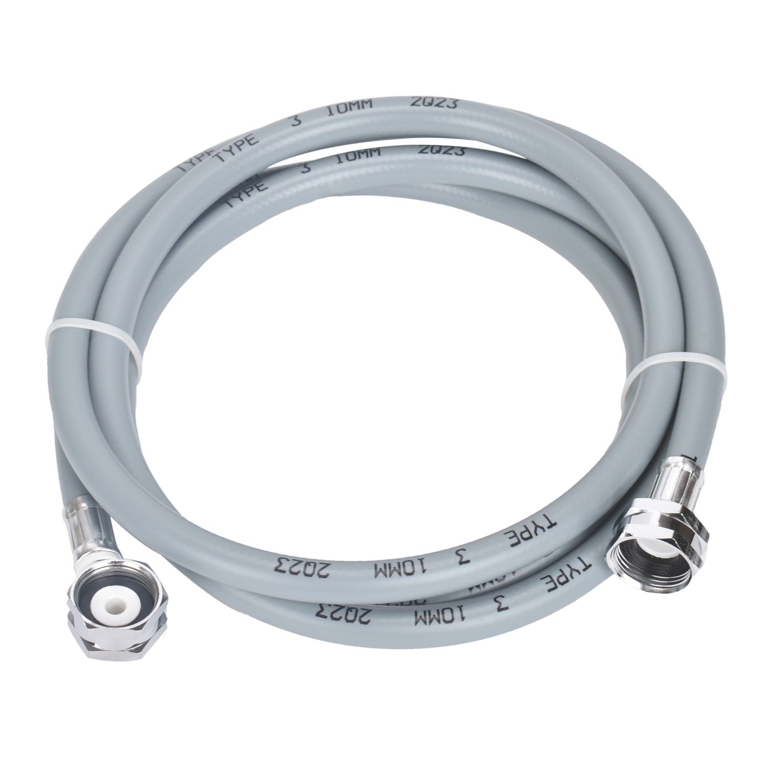 Flomasta Washing Machine Hose Grey 2.5m x 3/4" (732FA)