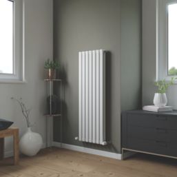 Ximax Fortuna Duplex 1200mm x 410mm 2925BTU White Vertical Designer Radiator