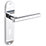 Smith & Locke Asker Fire Rated Lever Lock Door Handles Pair Polished Chrome