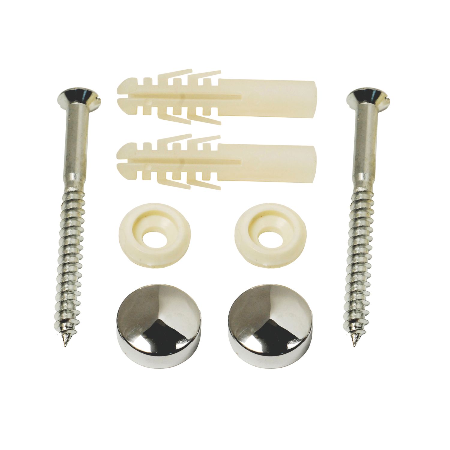 Fluidmaster 22122 WC Pan / Bidet Floor Fixing Kit 8 Pieces (732JM)