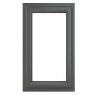 Crystal  Left-Hand Opening Clear Triple-Glazed Casement Anthracite on White uPVC Window 610mm x 1190mm