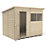 Forest  8' x 6' (Nominal) Pent Overlap Timber Shed