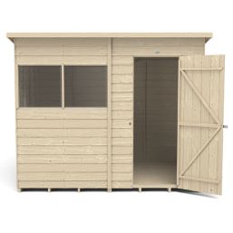 Forest  8' x 6' (Nominal) Pent Overlap Timber Shed