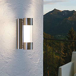 Eglo Robledo Outdoor LED Wall Light Silver 7W 660lm