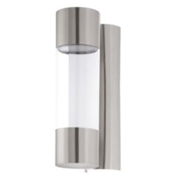 Eglo Robledo Outdoor LED Wall Light Silver 7W 660lm