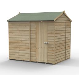 Forest Beckwood 7' 6" x 6' (Nominal) Reverse Apex Shiplap Timber Shed
