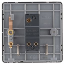 Arlec  10A 1-Gang 2-Way Light Switch  Stainless Steel