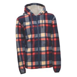 Hard Yakka Check Womens Hoodie Multicoloured Size 12