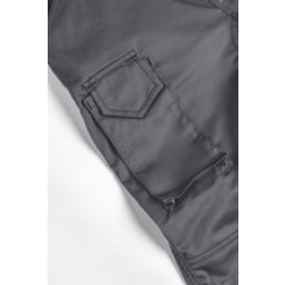 CAT Essentials Stretch Knee Pocket Trousers Grey 40" W 32" L