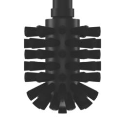 Swirl Caldew Toilet Brush & Holder Black