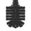 Swirl Caldew Toilet Brush & Holder Black