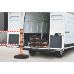 EasyExtend  Barrier Post & Double Head Kit (Red & White) 10m