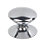 Traditional Victorian Cabinet Door Knobs Polished Chrome 25mm 5 Pack