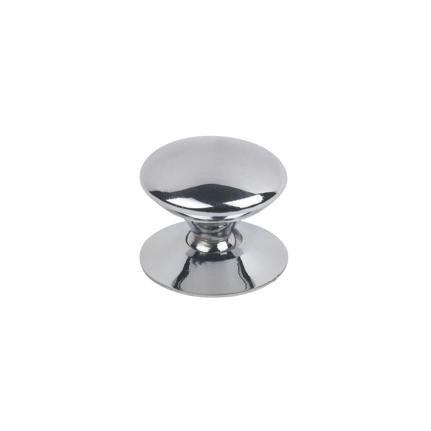 Essentials Traditional Victorian Cabinet Door Knobs Polished Chrome 25mm 5 Pack (73352)