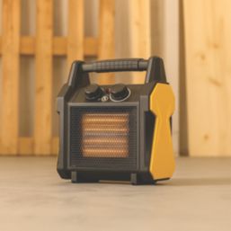 TCP  2000W Electric Portable Fan Heater Black