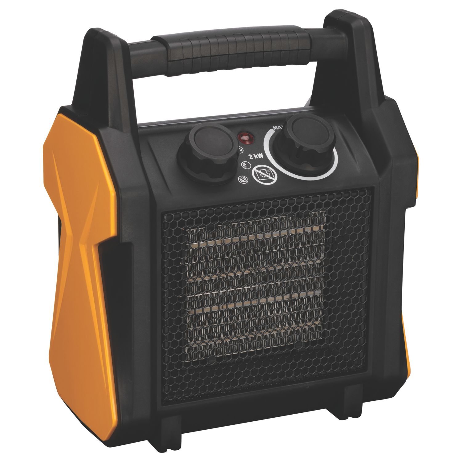TCP 2000W Electric Portable Fan Heater Black (733AC)