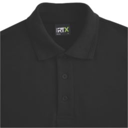 Pro RTX Premium Polo Shirt Black 3X Large 51 / 53" Chest