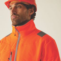 Regatta Hi-Vis Two-Tone Thermal Jacket Orange Large 47.2" Chest