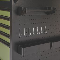 Bunker  14-Drawer Multi-Functional Workbench Roller Tool Cabinet Green