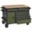 Bunker  14-Drawer Multi-Functional Workbench Roller Tool Cabinet Green