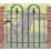 Apollo Cleeve Low Gate Black 853mm x 914mm