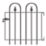 Apollo Cleeve Low Gate Black 853mm x 914mm