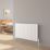 Reina Piatto Single 600mm x 445mm 1148BTU White Vertical Designer Radiator