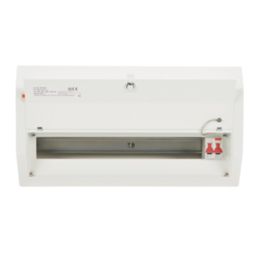 Contactum Defender 1.0 22-Module 20-Way Part-Populated  Main Switch Consumer Unit