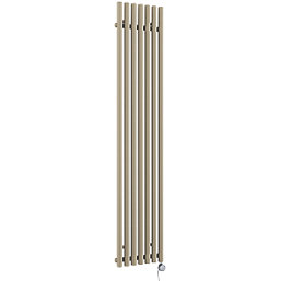 Terma Rolo-Room-E Wall-Mounted Oil-Filled Radiator Brown 800W 370mm x 1800mm