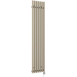 Terma Rolo-Room-E Wall-Mounted Oil-Filled Radiator Brown 800W 370mm x  1800mm - Screwfix
