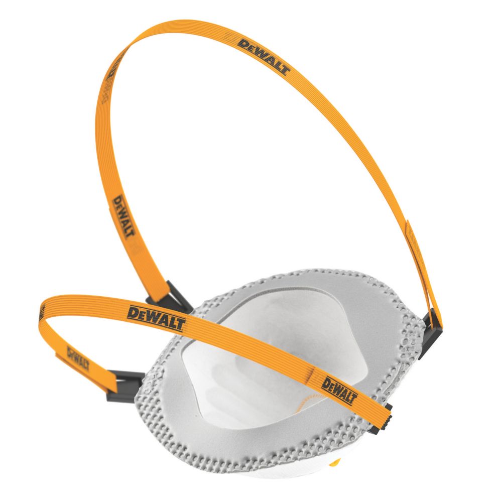 DeWalt Moulded FFP3 NR D Valved Disposable Masks P3 2 Pack - Screwfix