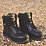 Apache Chilliwack Metal Free  Lace & Zip Safety Boots Black Size 12