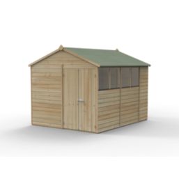 Forest Beckwood 8' x 9' 6" (Nominal) Apex Shiplap Timber Shed