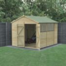 Forest Beckwood 8' x 9' 6" (Nominal) Apex Shiplap Timber Shed